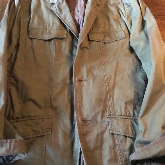Armani exchange khaki military field jacket. XL. - Picture 11 of 14